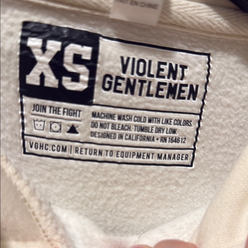 Cream Hoodie - Picture 2 of 2